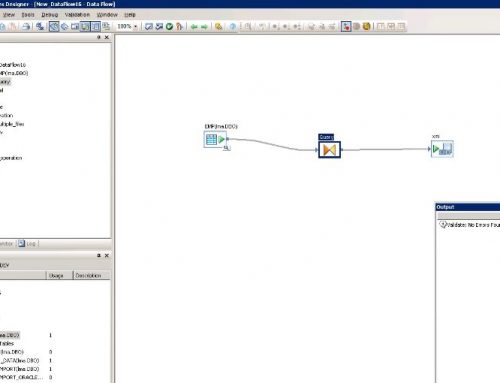 SAP BO Data Services Tutorial: sql to xml